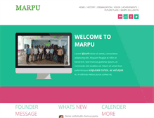 Tablet Screenshot of marpu.org